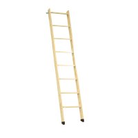 Houten ladder natuurlijk 8T