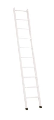 Houten ladder wit 10T