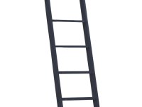 Houten ladder zwart 10T