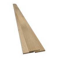 Eiken afwerklat voor trap S/M - 2000X40X5 MM (10 stukken)