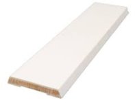 Deurlijst mdf wr 12x92x2250 mm trapezium wit  geprimed (per 5 st)