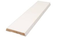 Deurlijst mdf wr 12x92x2250 mm trapezium wit  geprimed (per 5 st)