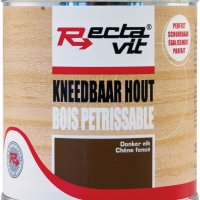 Rectavit kneedbaar hout  donkere eik 250 ml