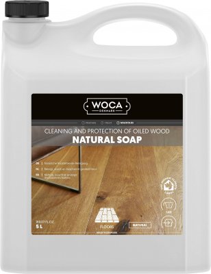 °Woca Natuur zeep voor hout Naturel 5 l  (T213)