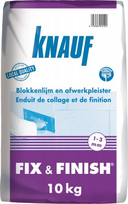 Knauf fix & finish eindlaagpleister 10kg - 00023985
