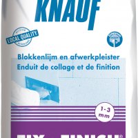 Knauf fix & finish eindlaagpleister 25kg/zAKken - 00023980
