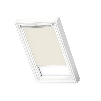 Verduisterende rolgordijn standaard 78x98 witte profielen 1085 beige