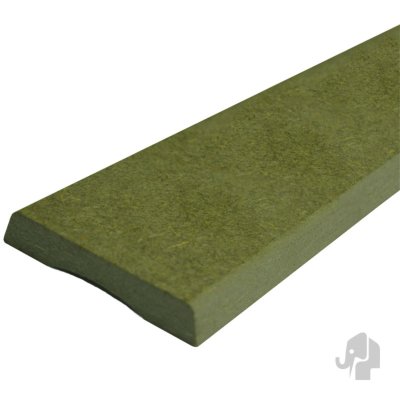 Deurlijst mdf wr 12x68x2250 mm trapezium groen (per 5st) op uitloop